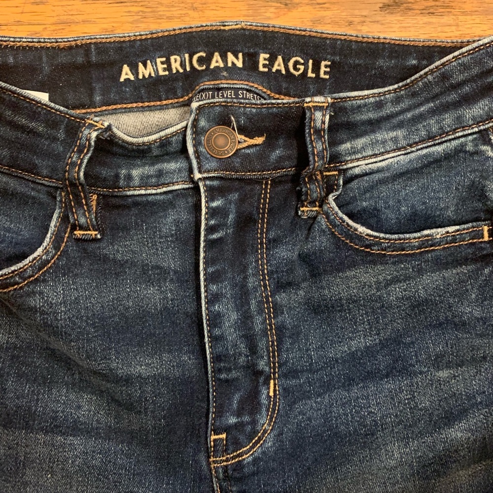 High rise skinny jeans!